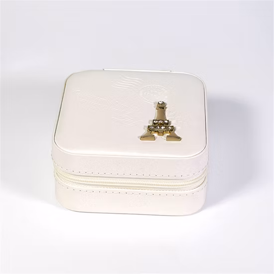 High End Trendy Luxury Travel Jewelry Collection Box with Mirror