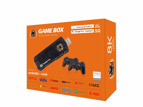 Mini Game Stick X8 8K Video Console 64GB Lite 4K Game Box