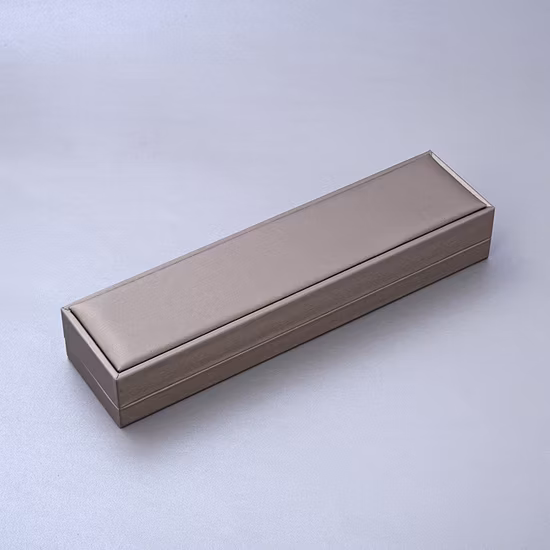 Hot Style Plastic Wrapped PU Leather Jewelry Packaging Gift Set Box