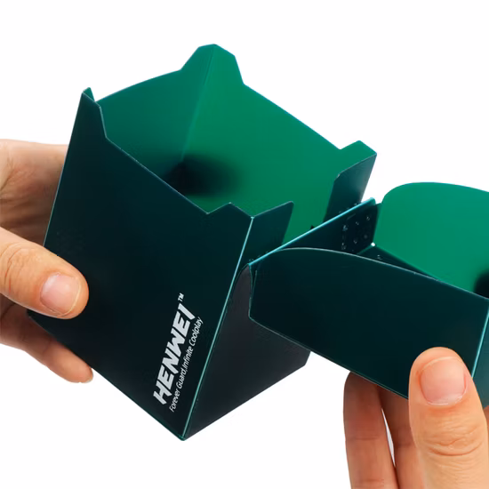 Custom Size PP Plastic Game Card Storage Flip Deck Box