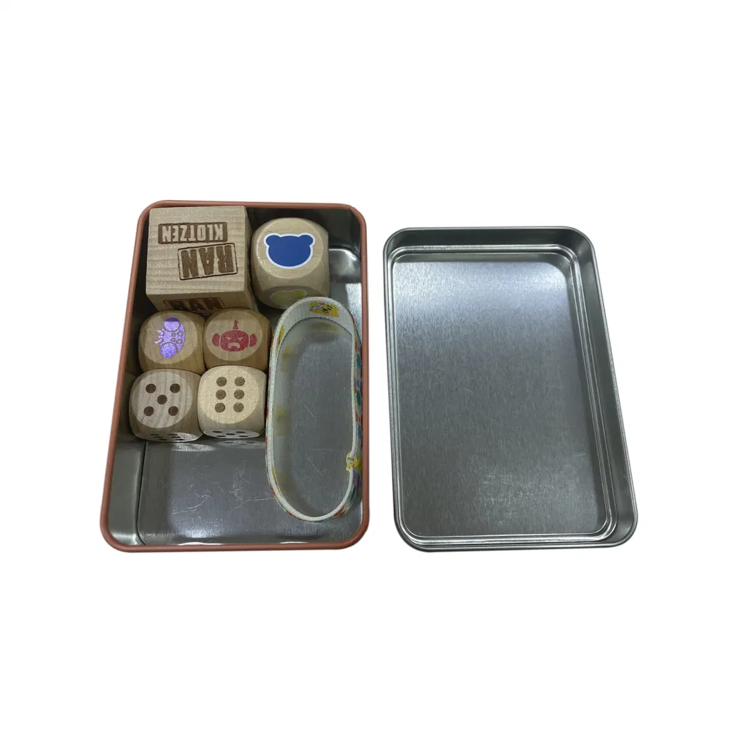 Retangle Game Set Case Tin Box Card Packing Box