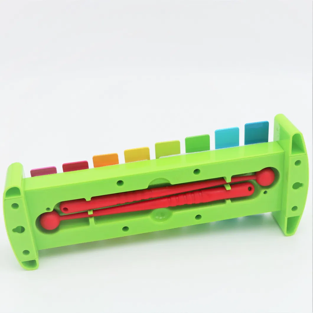 Children&prime;s Baby Xylophone Eight-Step Rhythm Percussion Musical Instrument Baby Early Education Puzzle Percussion Vocal Music Toy