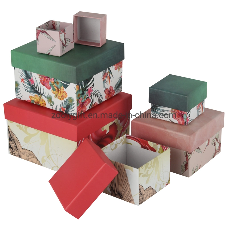 Custom Design Jewelry Christmas Handmade Paper Gift Box Amazon Packaging Box Cosmetic Box Game Box Storage Cardboard Paper Box