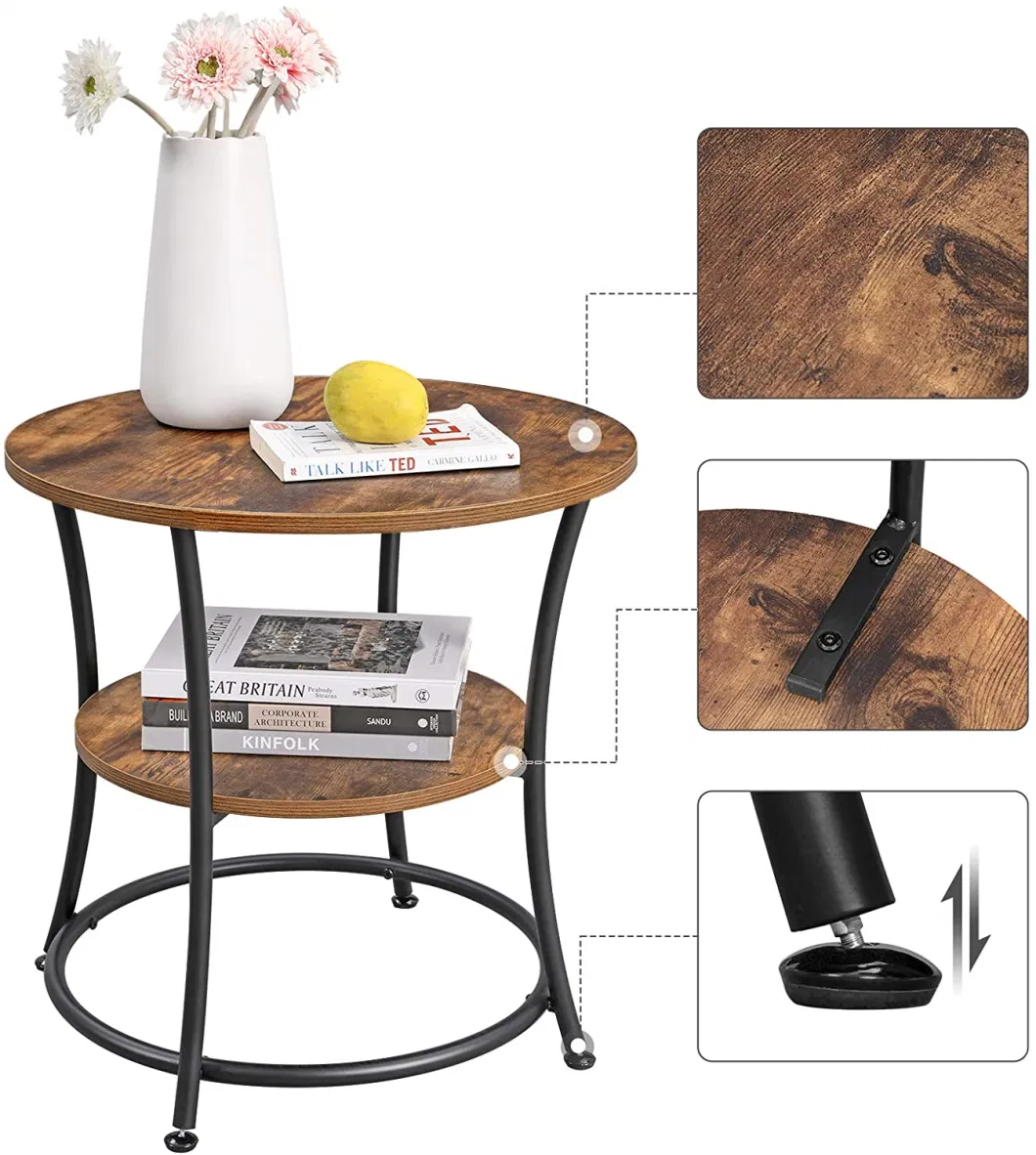 Unique Design Brown Color Classic Accent Furniture Usage for Dining Room Side Table