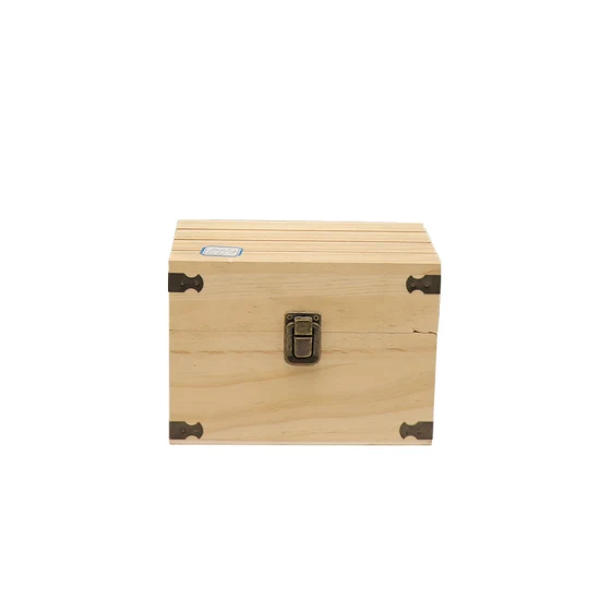 Custom Logo Vintage Handmade Decorative Wooden Reciepe Box for Kitchen